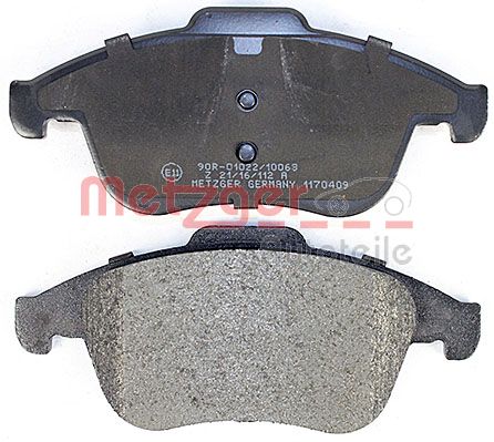 METZGER 1170409 Bremsbelagsatz, Scheibenbremse
